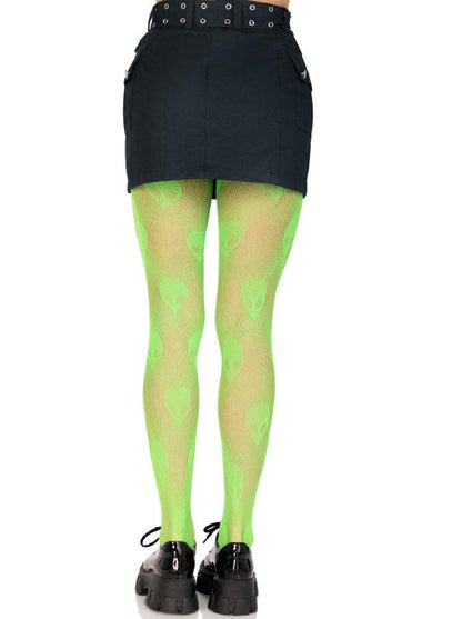 Alien Net Tights - One Size - Green - Love It Wet