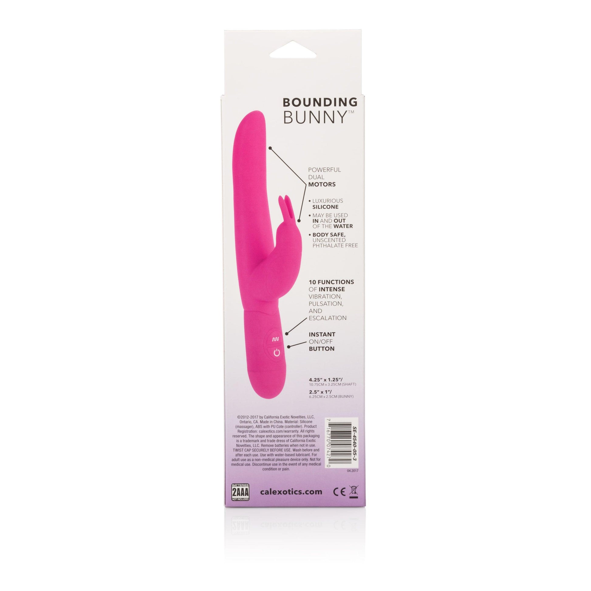 Posh 10-Function Silicone Bounding Bunny - Pink - Love It Wet