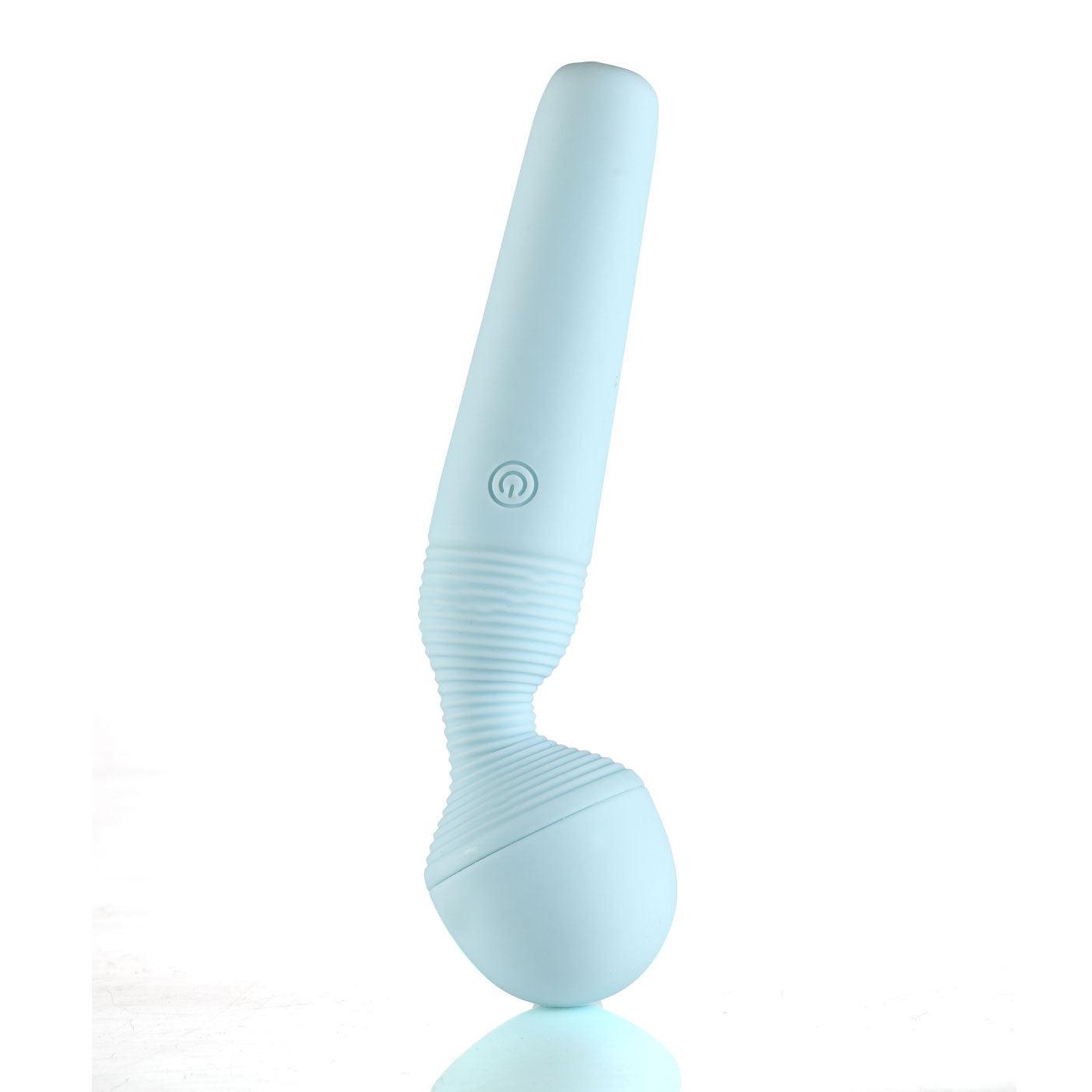 Grace Bendable Vibrating Pleasure Wand - Blue - Love It Wet