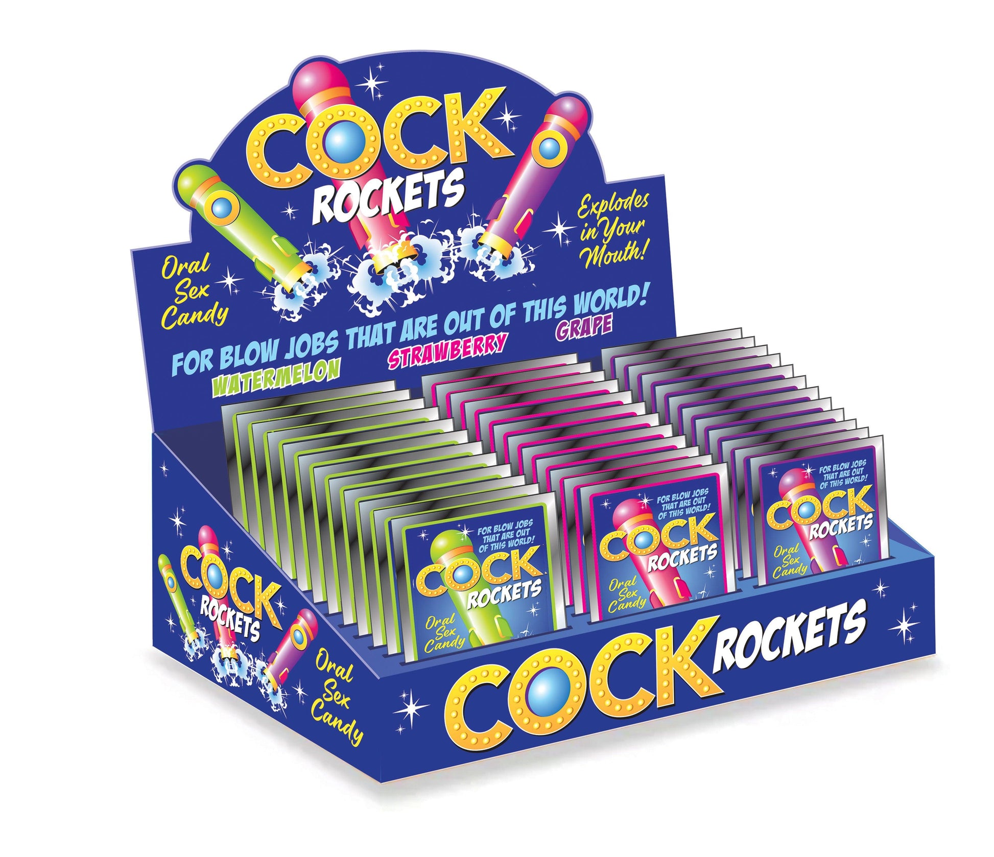 Cock Rockets Display of 36 - Love It Wet