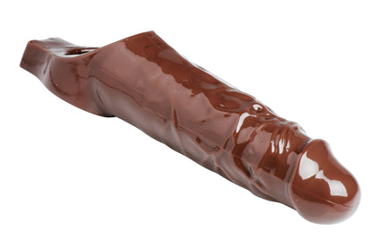 Really Ample Penis Enhancer Sheath - Brown - Love It Wet