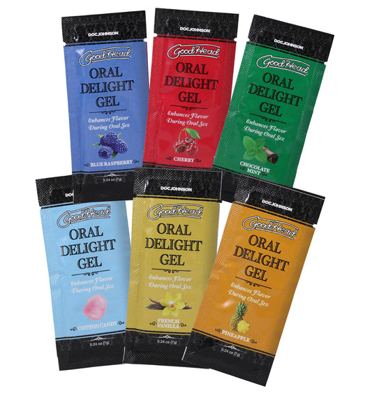 Goodhead - Oral Delight Gel - 6 Pack - 0.24 Oz - Love It Wet