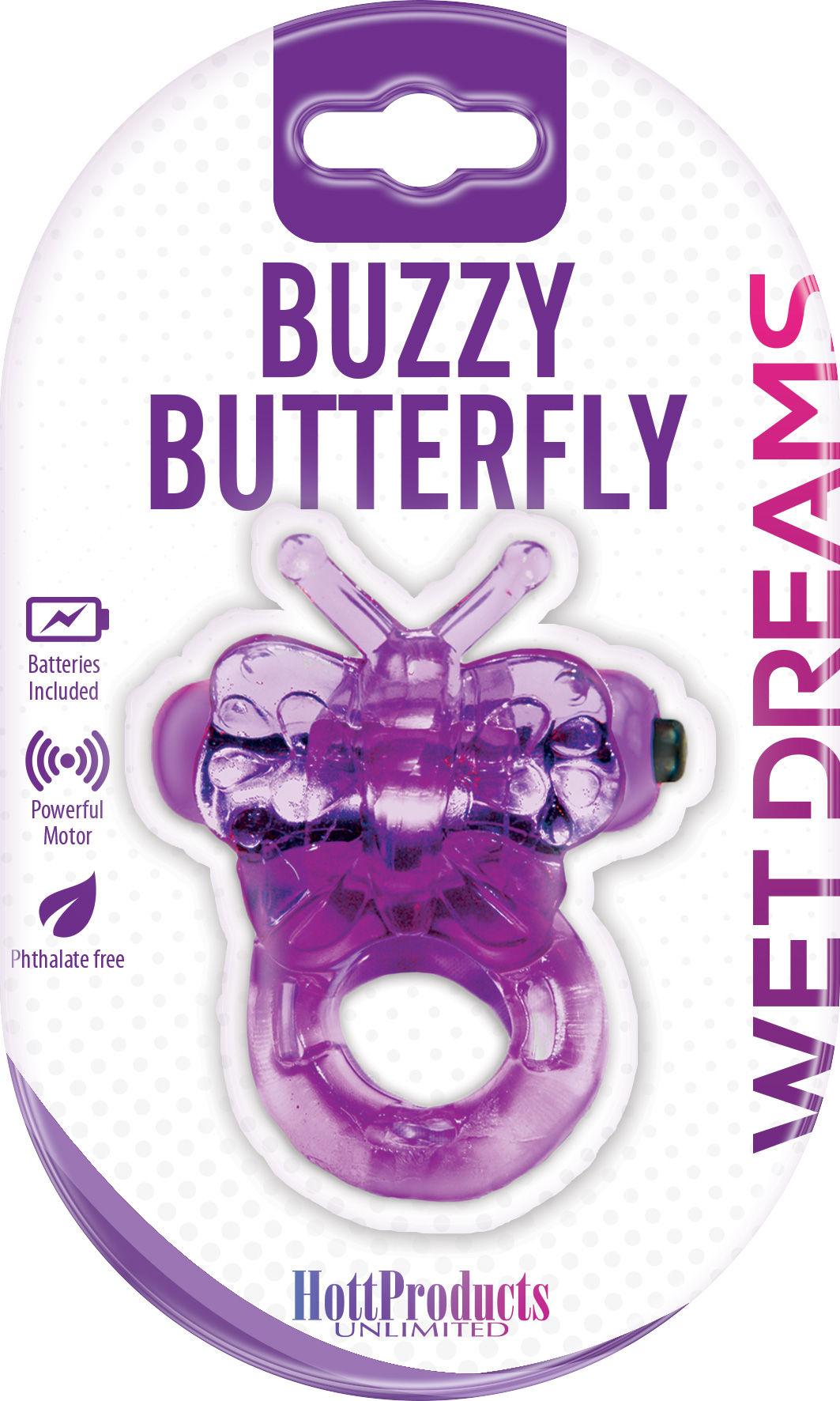 Purrfect Pet Buzzy Butterfly - Purple - Love It Wet