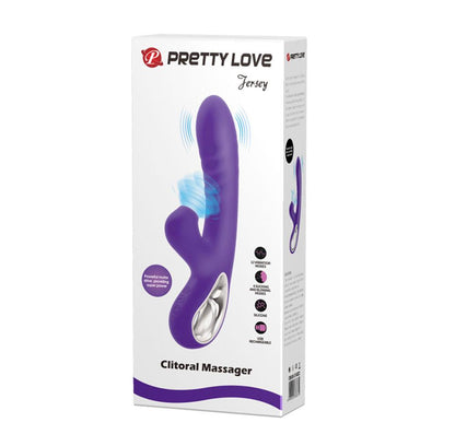 Pretty Love Jersey Sucking and Vibrating Rabbit - Purple - Love It Wet