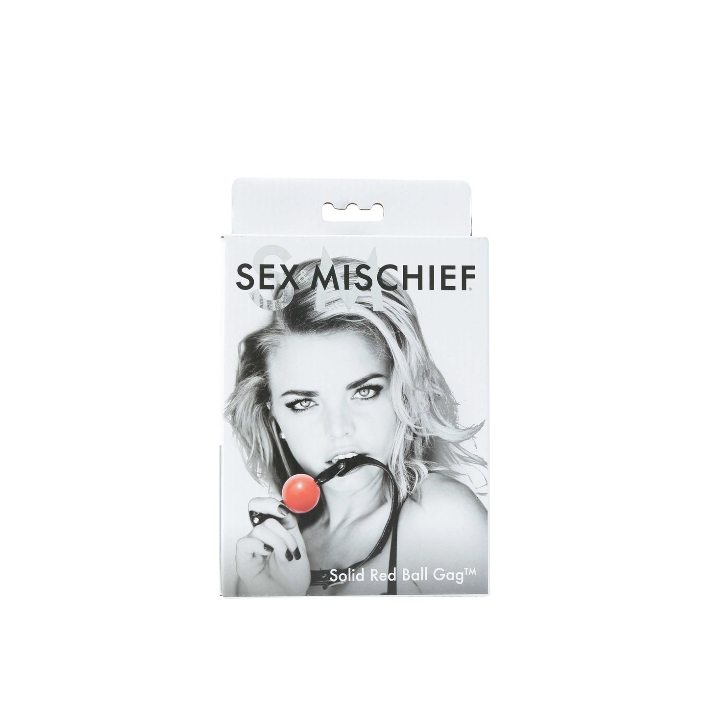 Sex and Mischief Solid Ball Gag - Red - Love It Wet