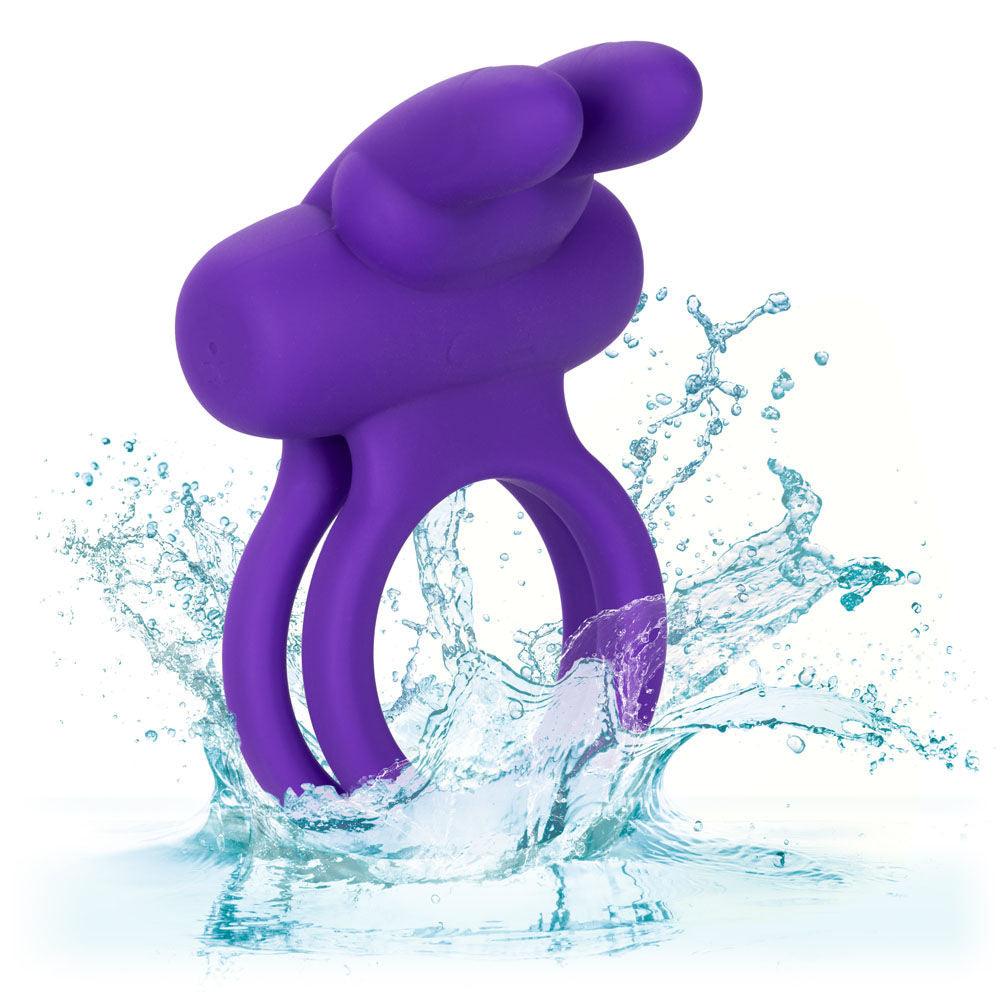 Silicone Rechargeable Dual Rockin' Rabbit Enhancer - Love It Wet