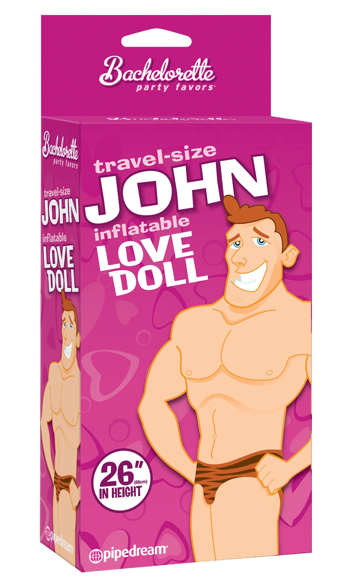 John Blow Up Doll - Travel Size - Love It Wet