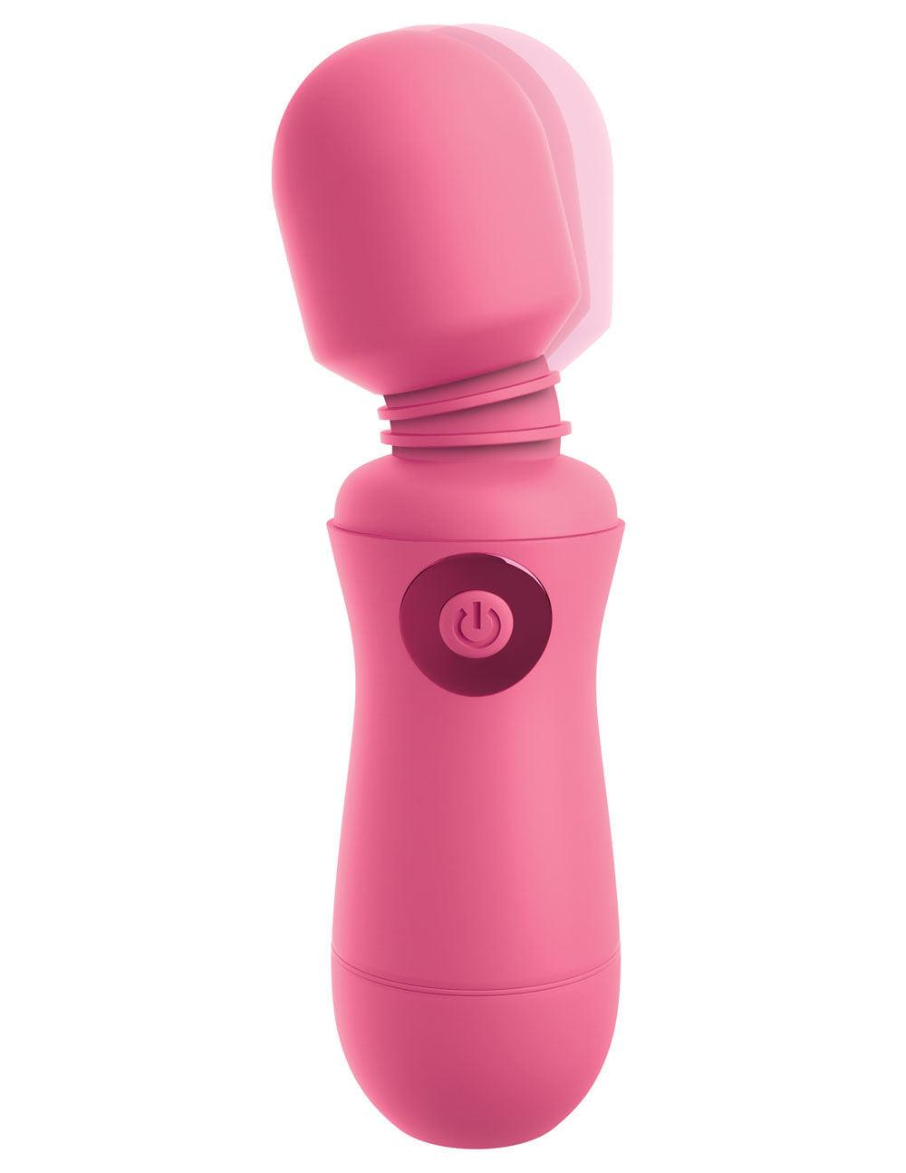 Omg! Wands Enjoy Rechargeable Vibrating Wand - Pink - Love It Wet