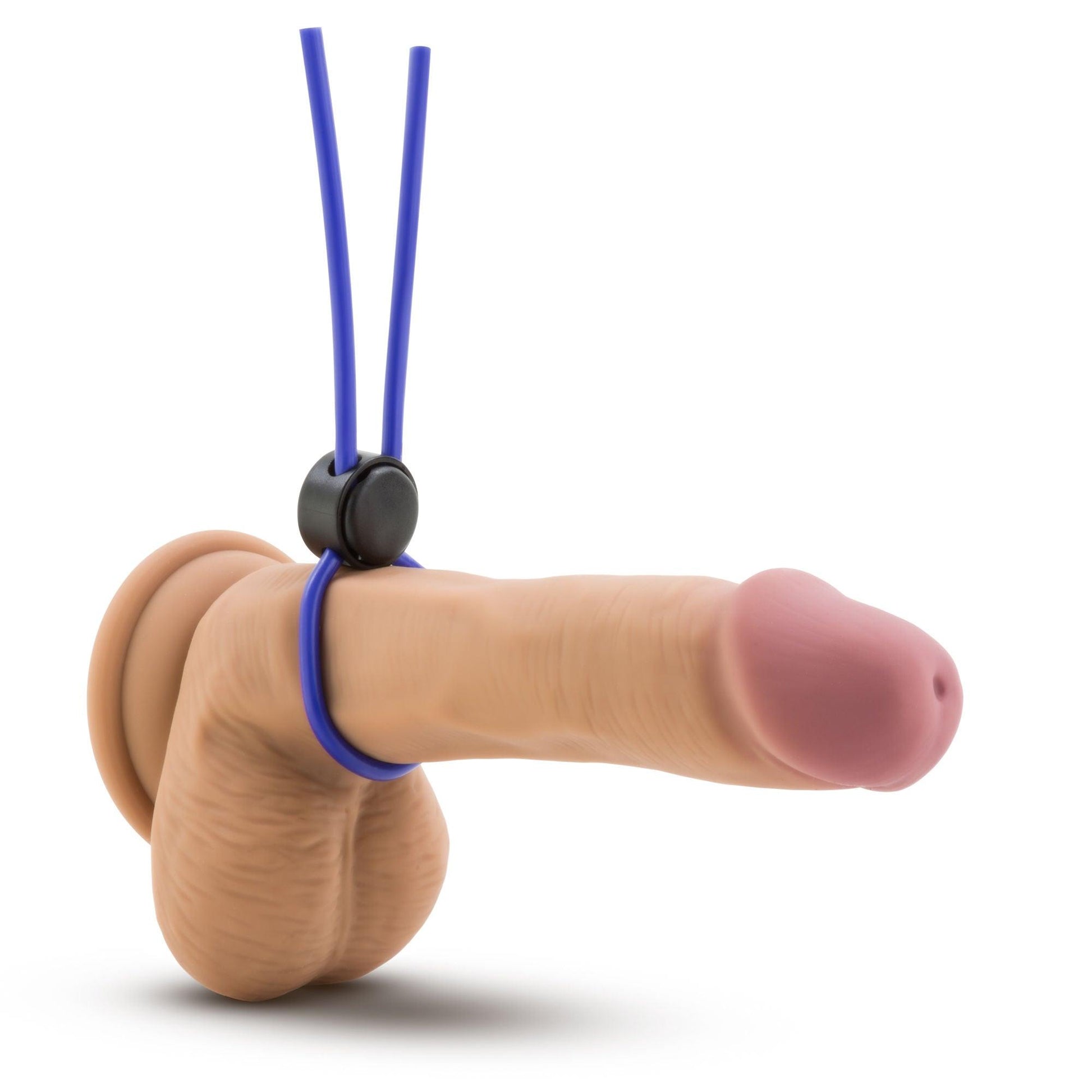 Stay Hard - Silicone Loop Cock Ring - Blue - Love It Wet