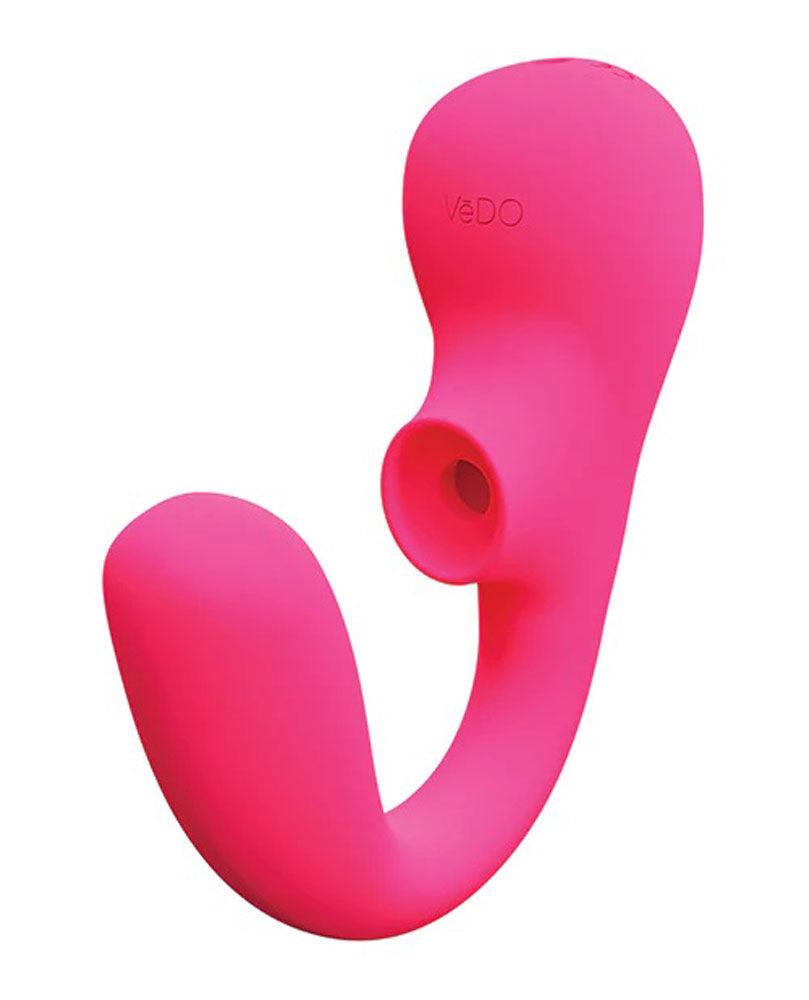 Suki Plus Rechargeable Dual Sonic Vibe - Foxy Pink - Love It Wet