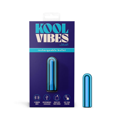 Kool Vibes - Rechargeable Mini Bullet - Blueberry - Love It Wet