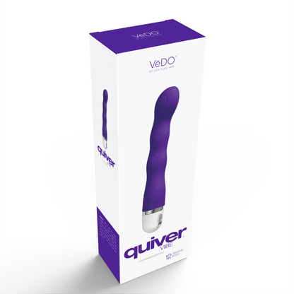 Quiver Vibrator - Hot in Bed Pink - Love It Wet