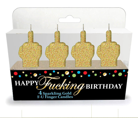 Happy Fucking Birthday Candle Set - Love It Wet