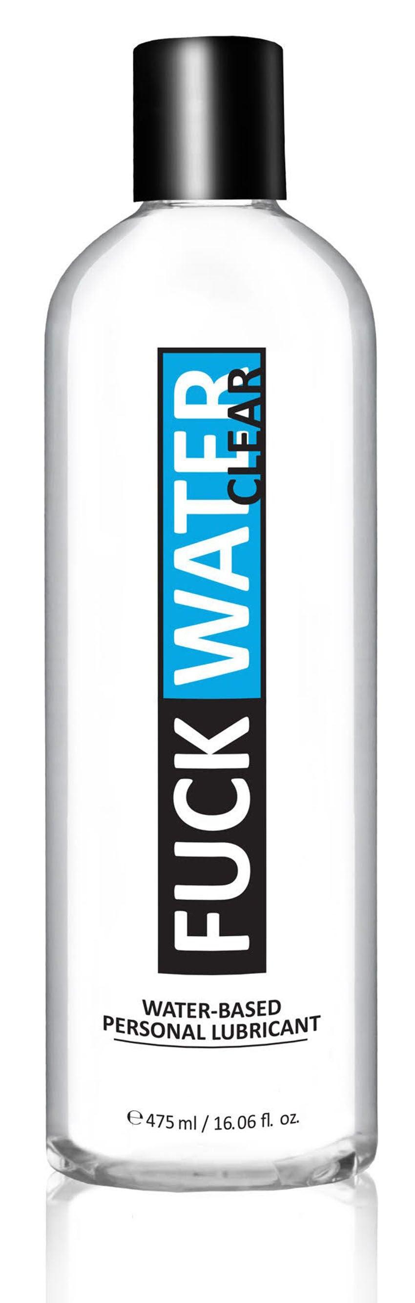 Fuck Water Clear 16oz Water Bases Lubricant - Love It Wet