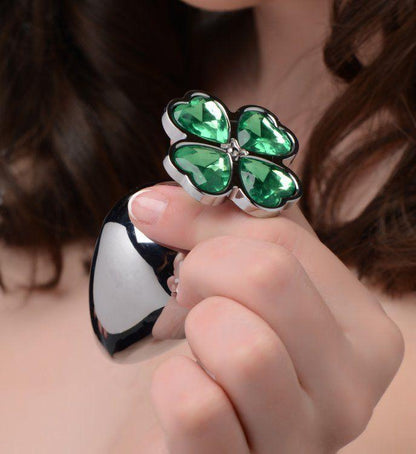 Lucky Clover Gem Anal Plug - Medium - Love It Wet