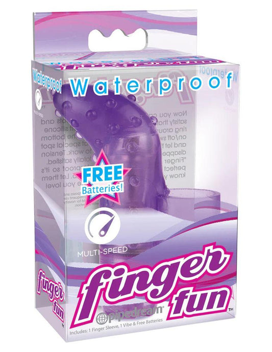 Waterproof Finger Fun - Purple - Love It Wet