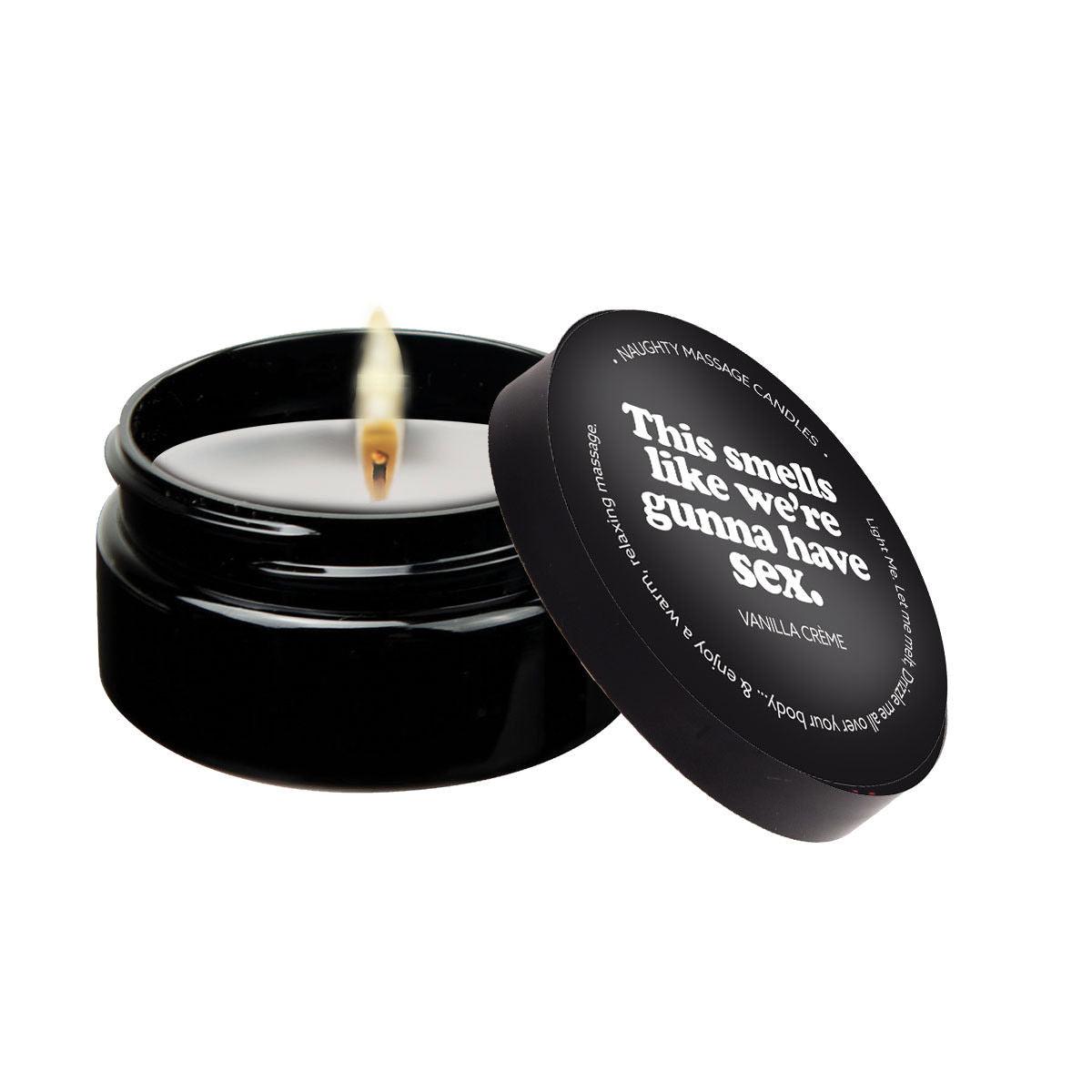 This Smells Like We're Gunna Have Sex - Massage Candle - 2 Oz - Vanilla - Love It Wet