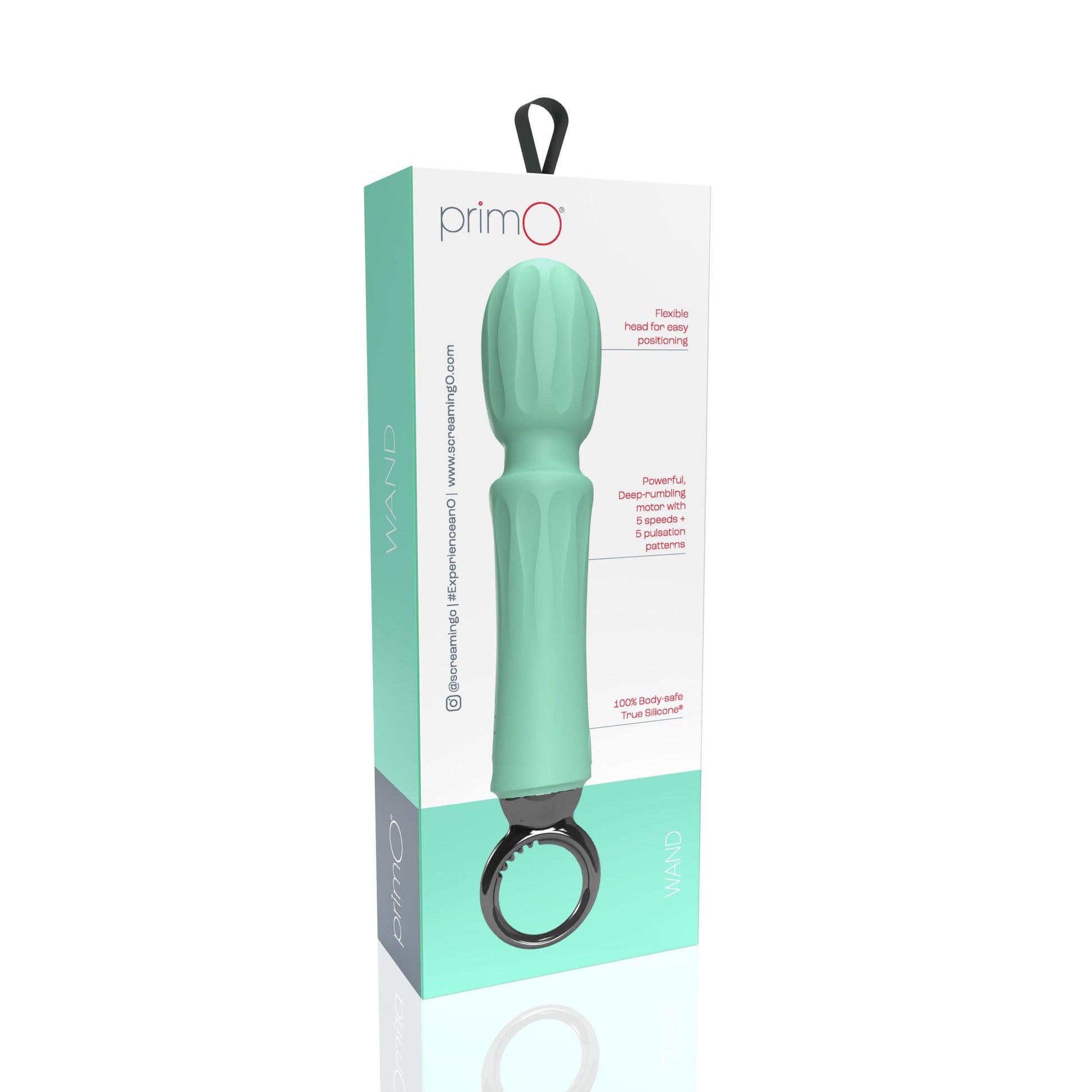 Primo Wand Rechargeable Vibe - Kiwi - Love It Wet