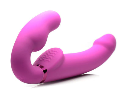 World's 1st Remote Control Inflatable Ergo-Fit Strapless Strap-On - Love It Wet