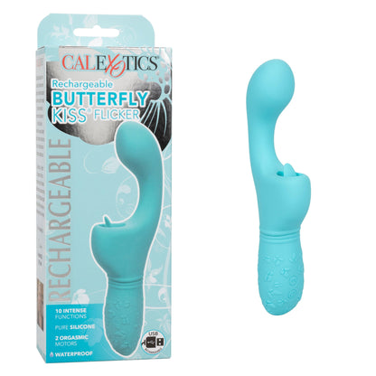 Rechargeable Butterfly Kiss Flicker - Blue - Love It Wet