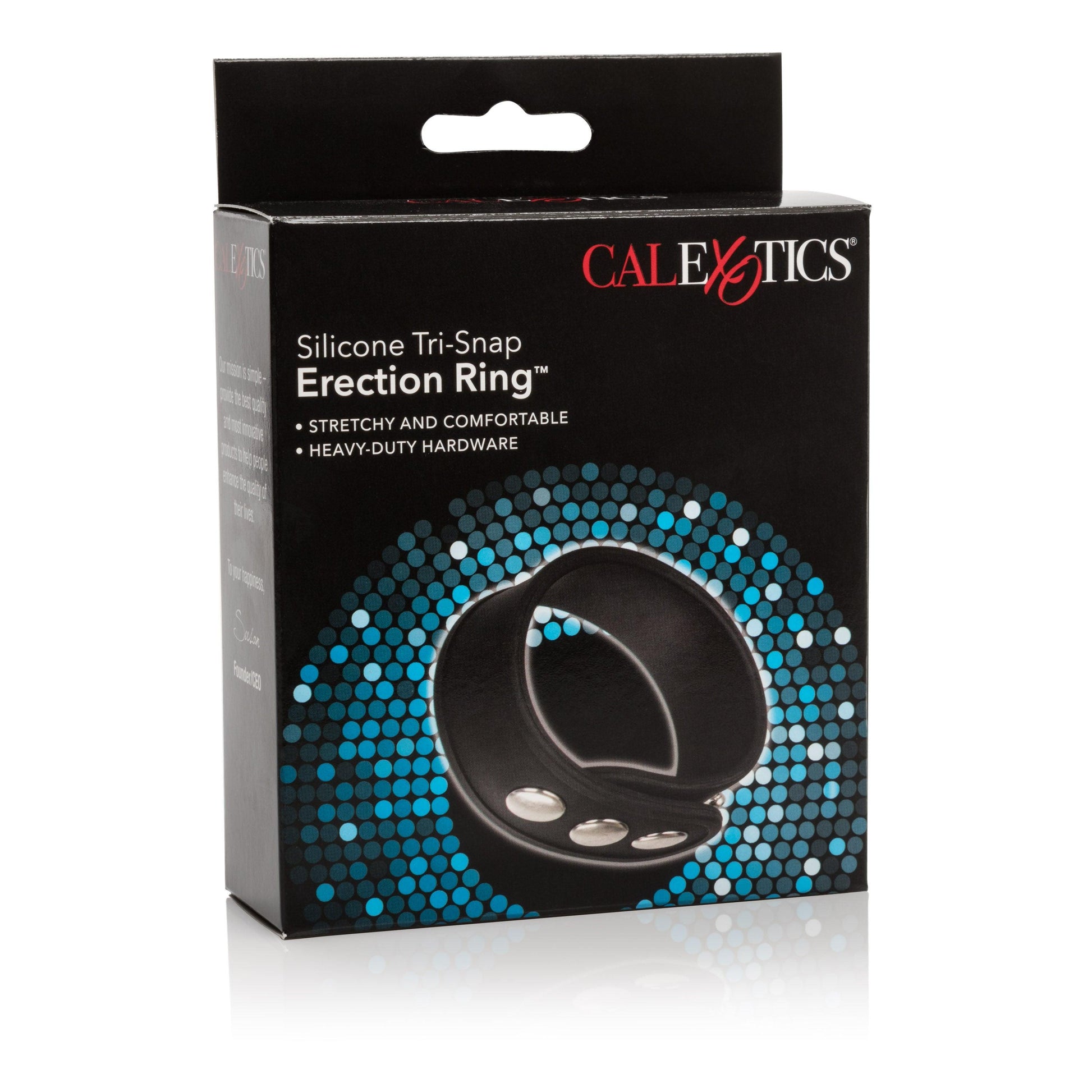 Silicone Tri-Snap Erection Ring - Love It Wet