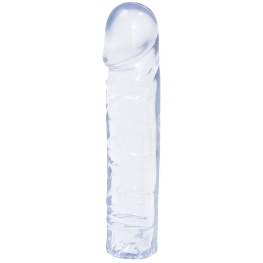 Crystal Jellies Classic Dong 8 Inch - Clear - Love It Wet