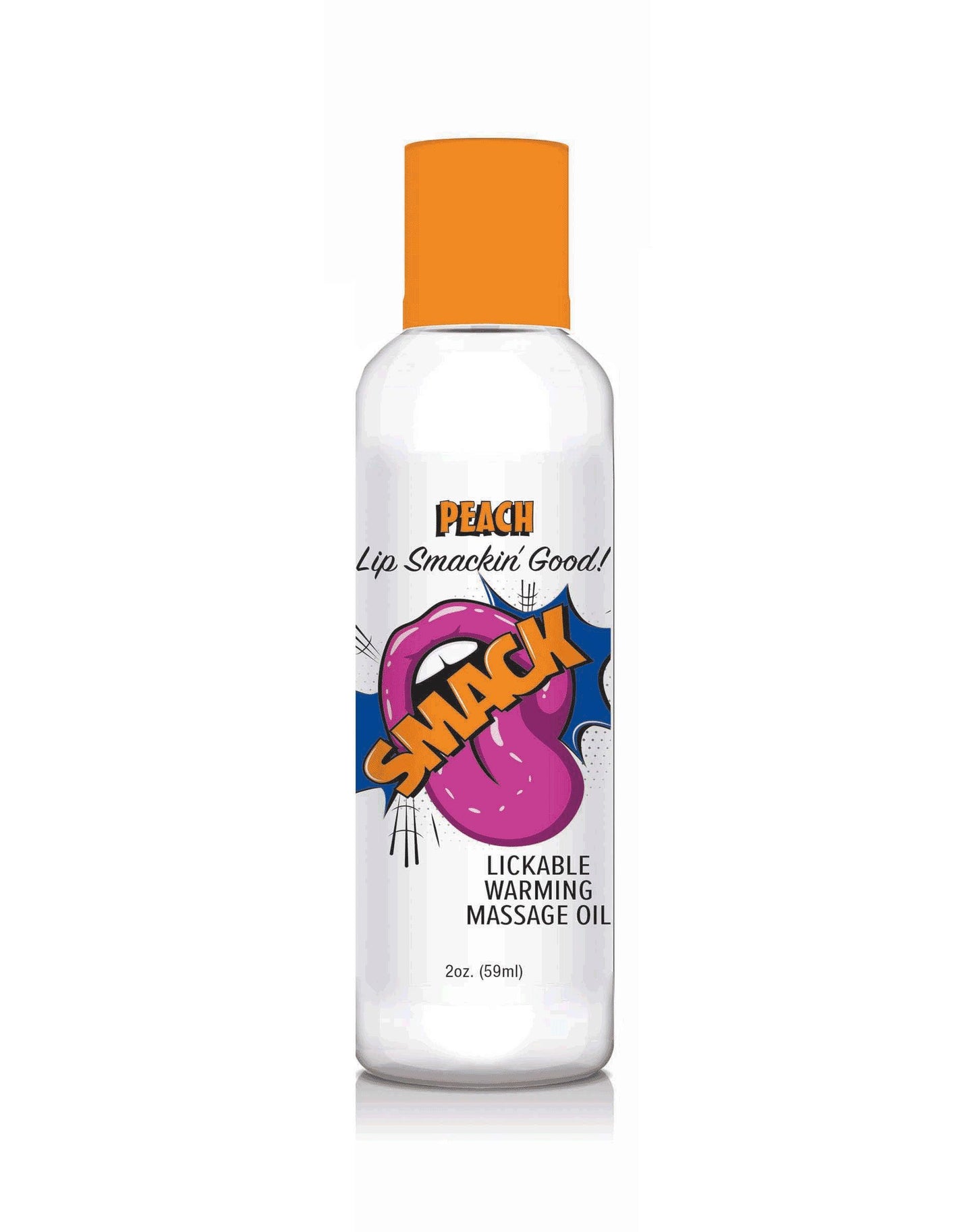 Smack Warming and Lickable Massage Oil - Peach 2 Oz - Love It Wet