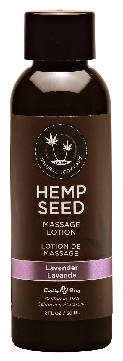 Hemp Seed Massage Lotion - Lavender - 8 Fl. Oz. / 237ml - Love It Wet