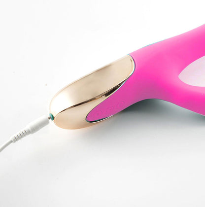 Maui 420 Series - Dual Motor G-Spot Pot Leaf - Rechargeable Vibrator - Pink - Love It Wet