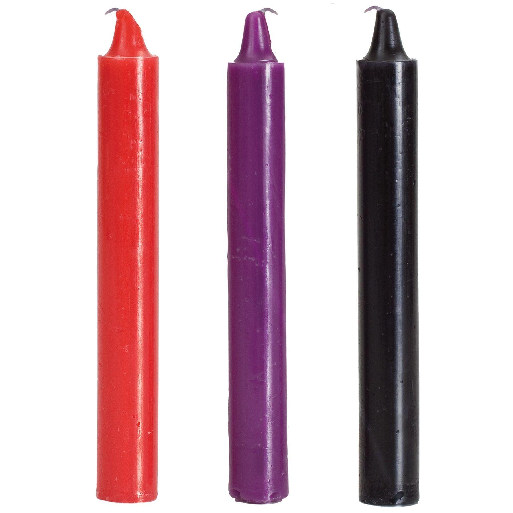 Japanese Drip Candles Set of 3 - Assorted Colors - Love It Wet