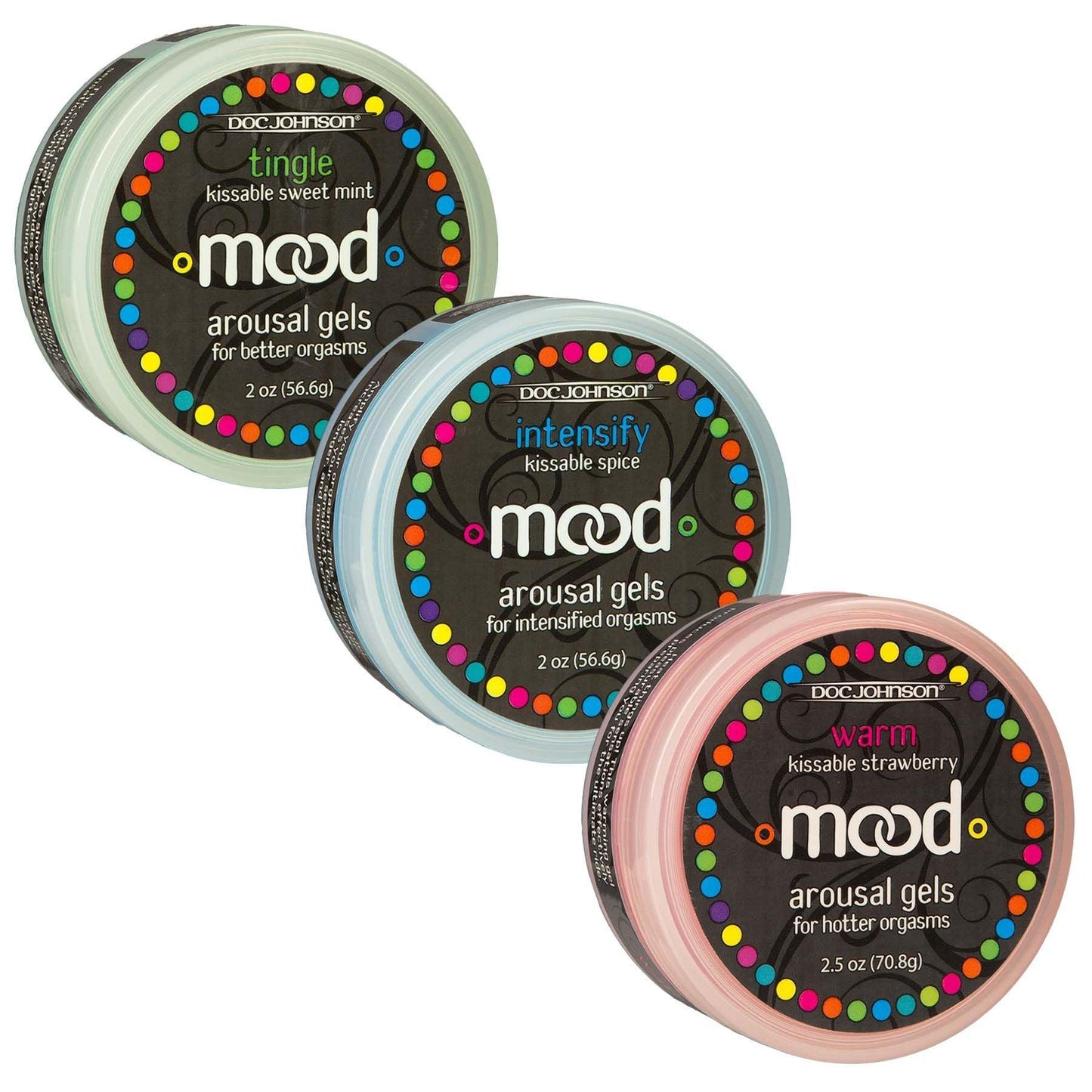 Mood Arousal Gels - Warm, Tingle, Intensify - Love It Wet