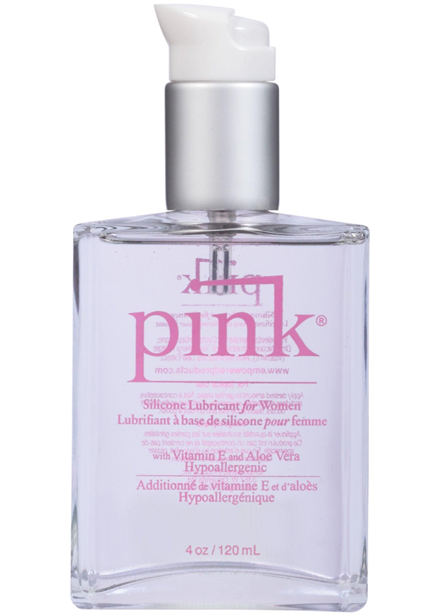 Pink 4oz. Glass Bottle - Love It Wet