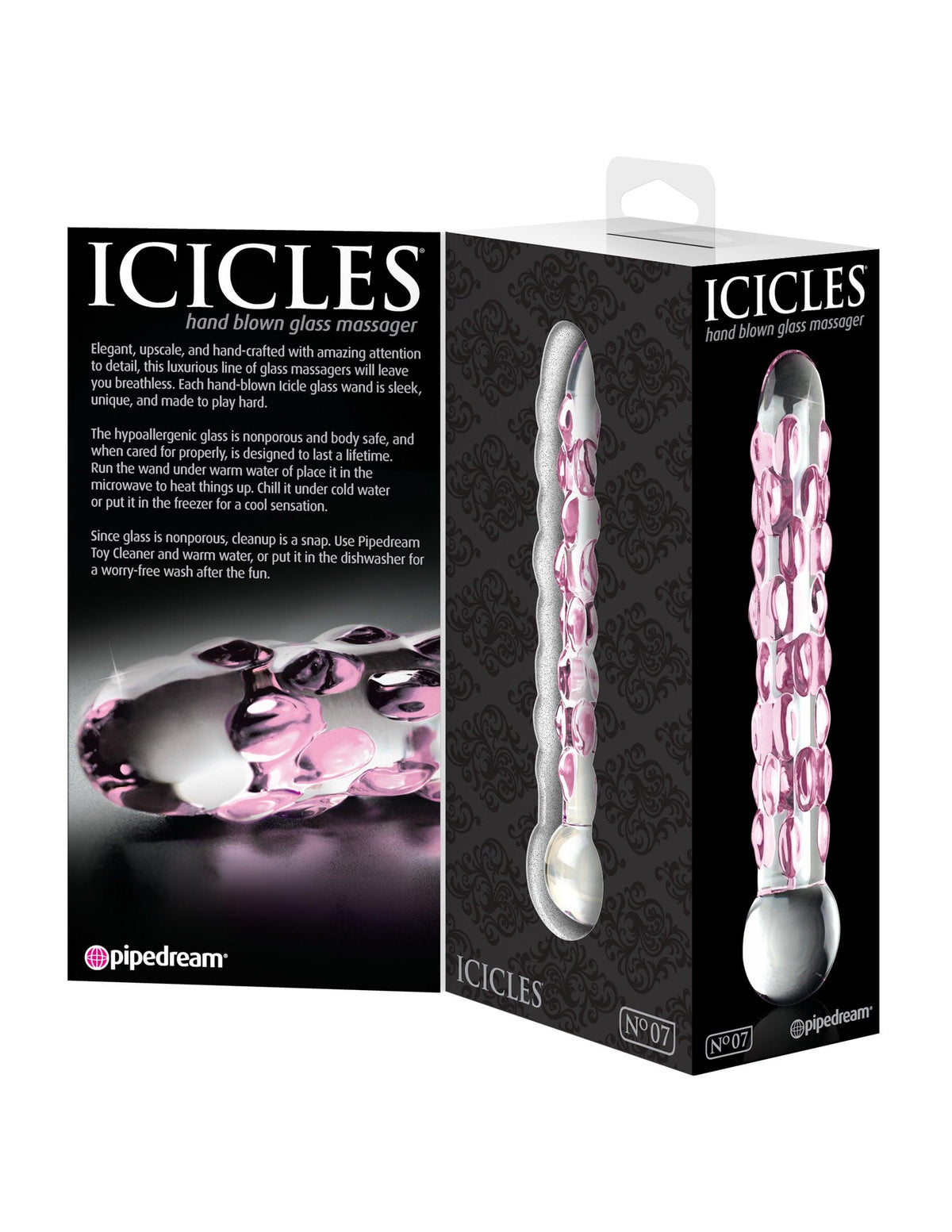 Icicles No. 7 - Clear / Pink - Love It Wet