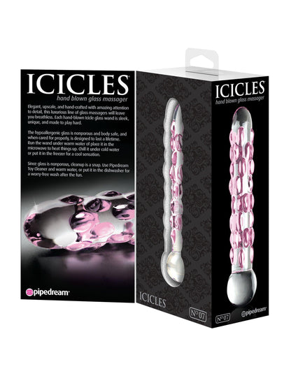 Icicles No. 7 - Clear / Pink - Love It Wet