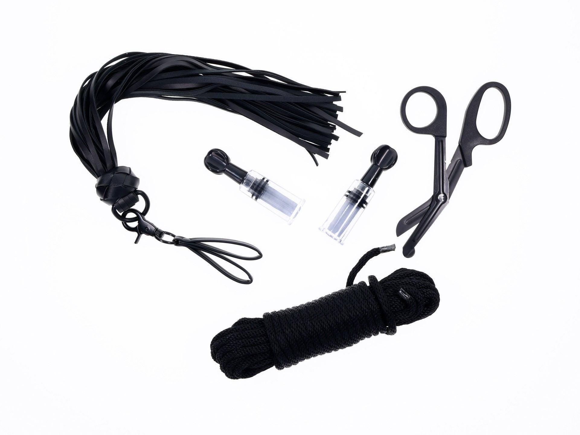 Tied and Twisted Bondage Kit - Black - Love It Wet