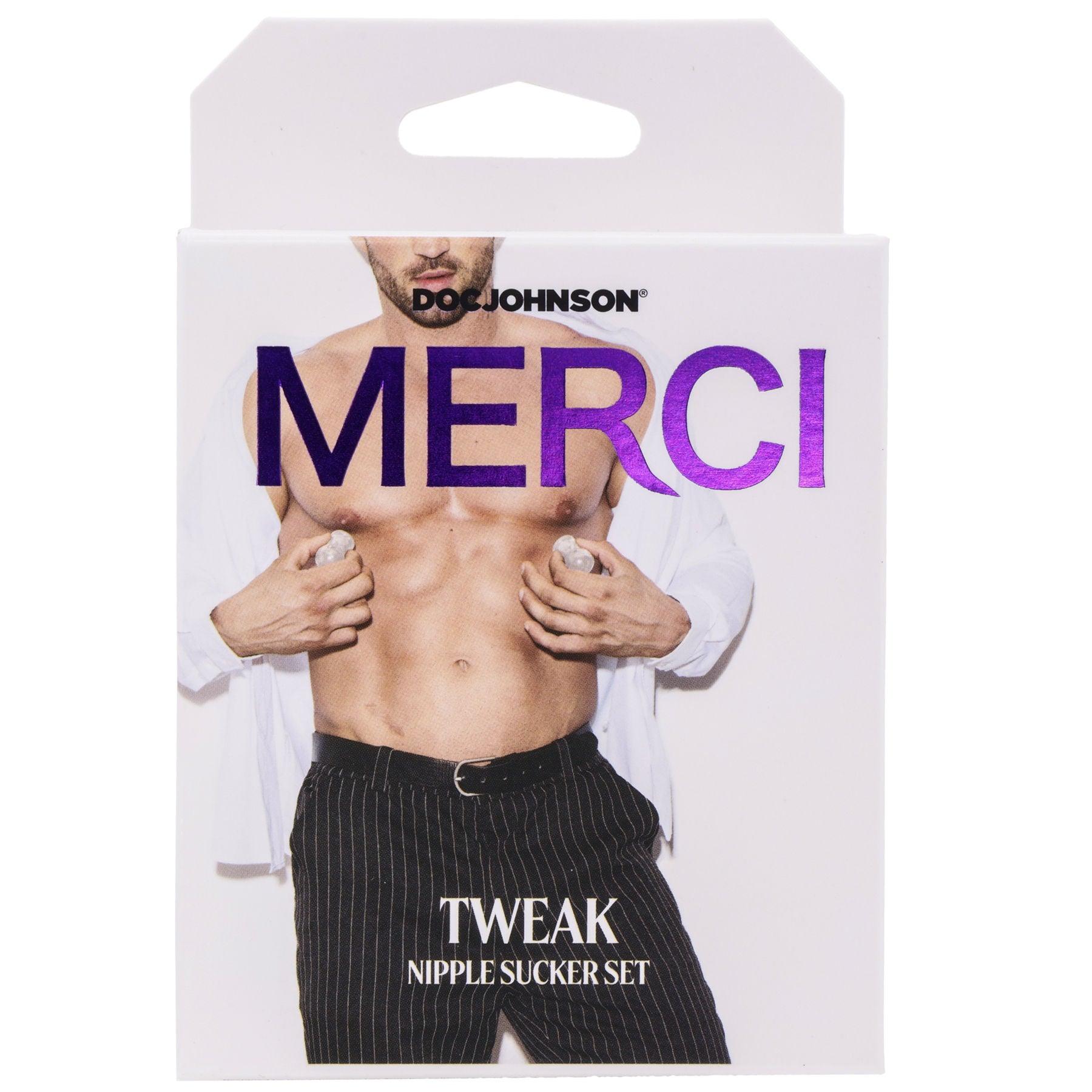 Merci - Tweak - Nipple Sucker Set - Clear - Love It Wet