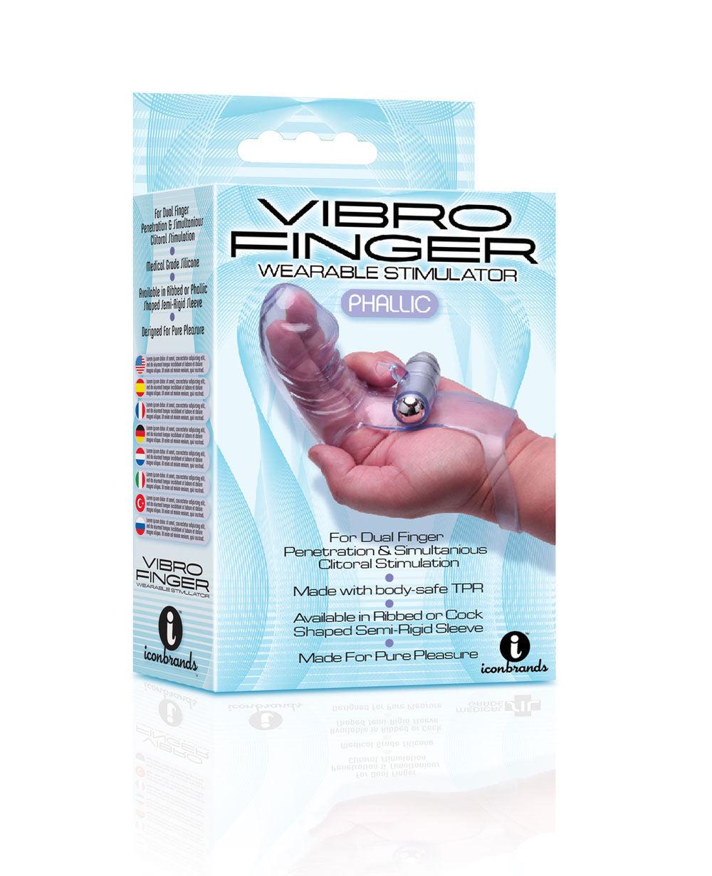 Vibro Finger Wearable Stimulator - Grey - Love It Wet