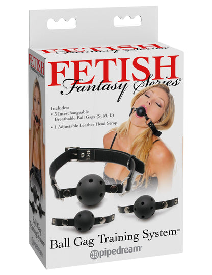 Fetish Fantasy Series Ball Gag Training System - Love It Wet