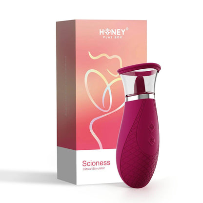 Scioness - Sucking and Licking Clitoral Stimulator - Wine Purple - Love It Wet