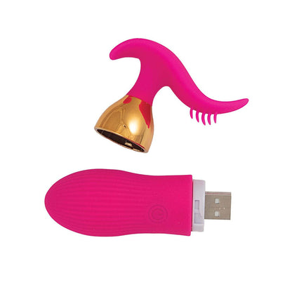 The Beat Magic Tickler Plug - Pink - Love It Wet