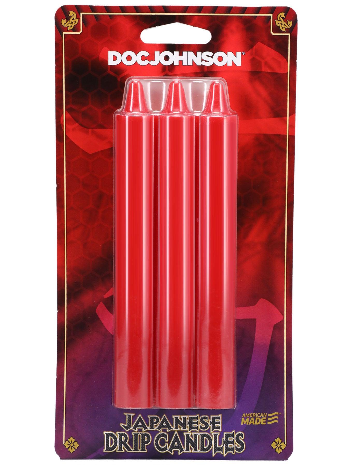 Japanese Drip Candles - 3 Pack - Red - Love It Wet