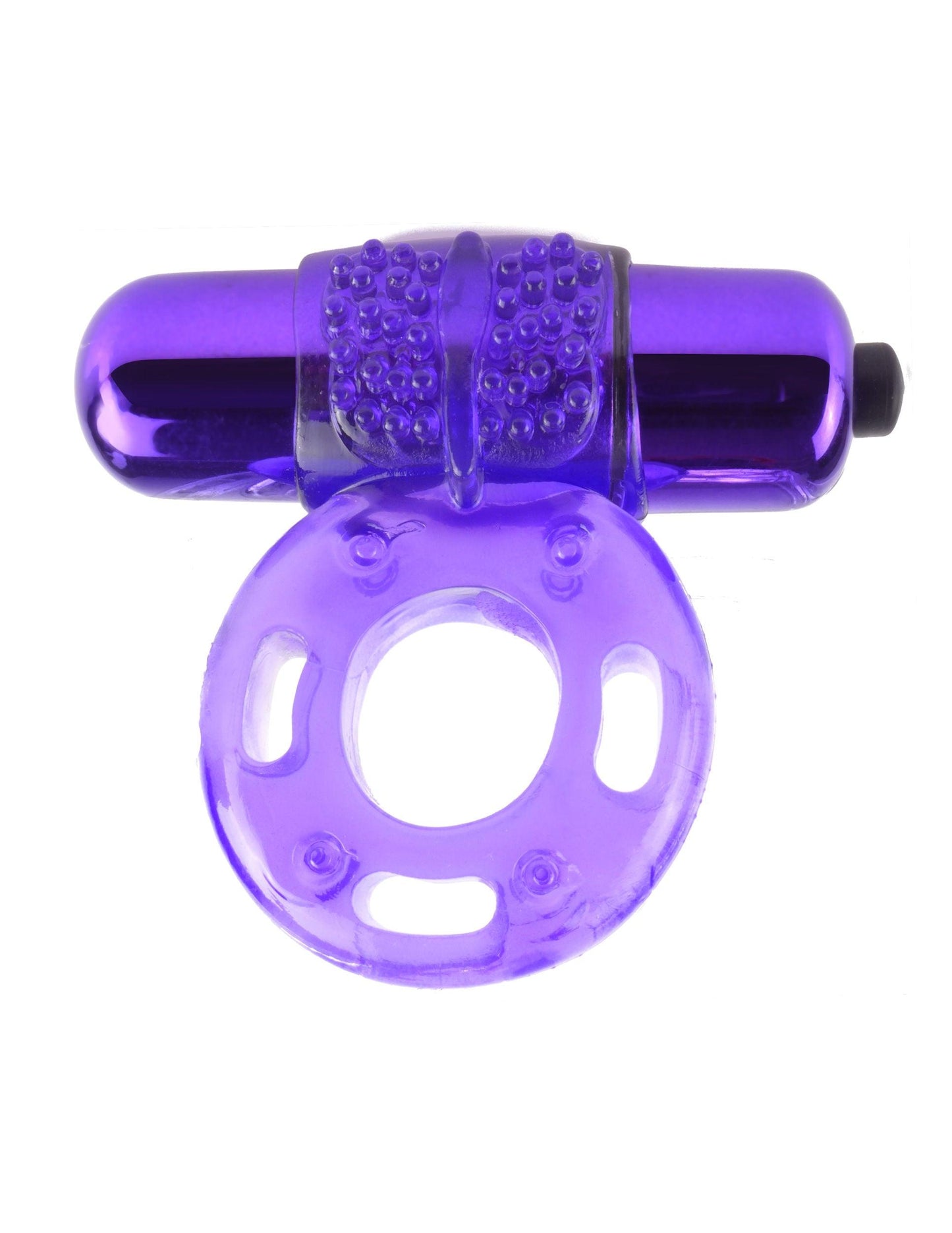 Fantasy C-Ringz Vibrating Super Ring Purple - Love It Wet