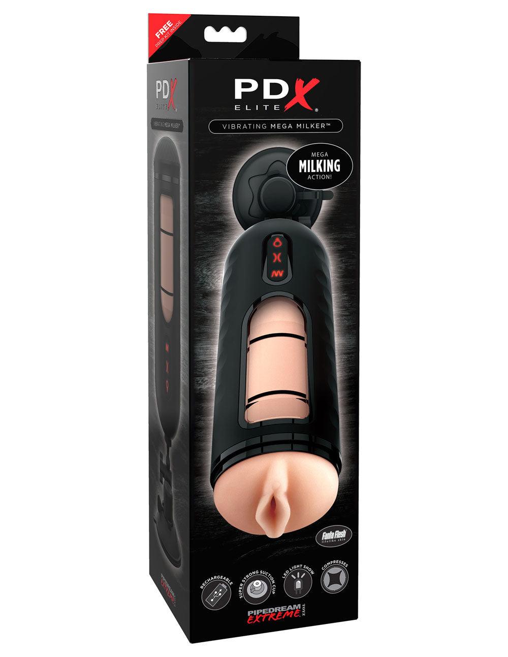 Pdx Elite Vibrating Mega Milker - Love It Wet