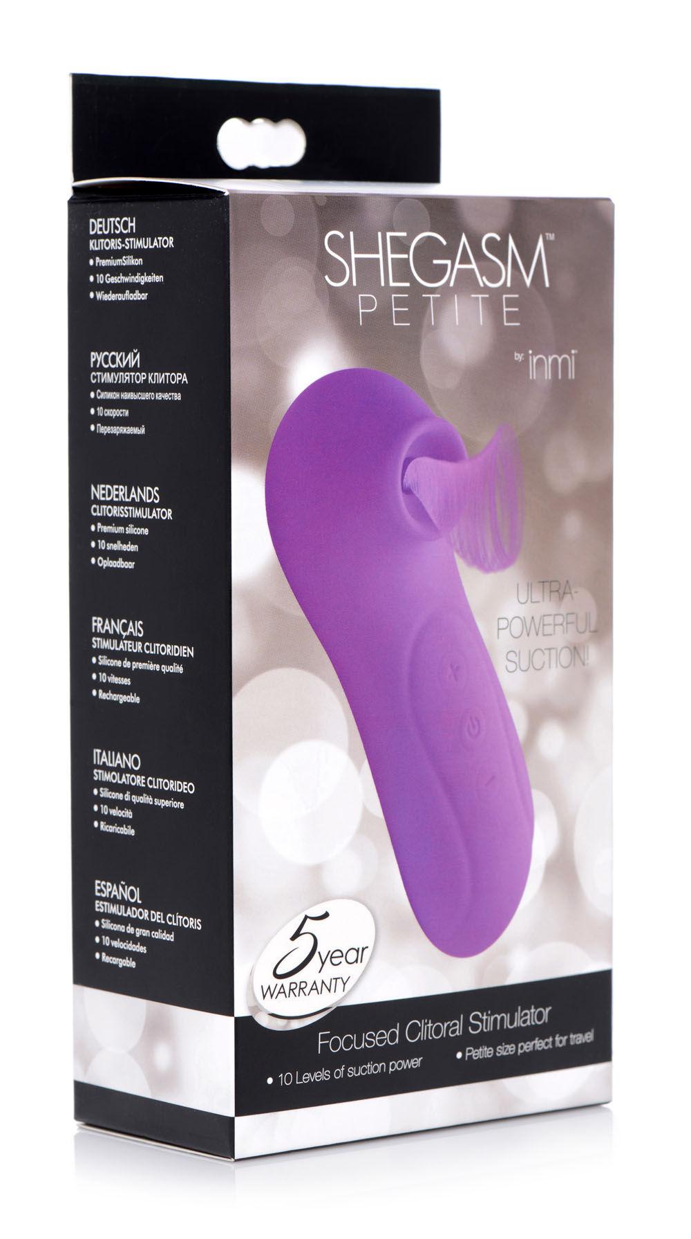 Shegasm Petite Focused Clitoral Stimulator - Purple - Love It Wet