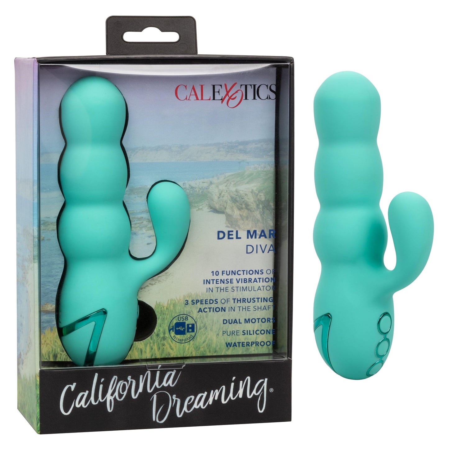 California Dreaming Del Mar Diva - Teal - Love It Wet