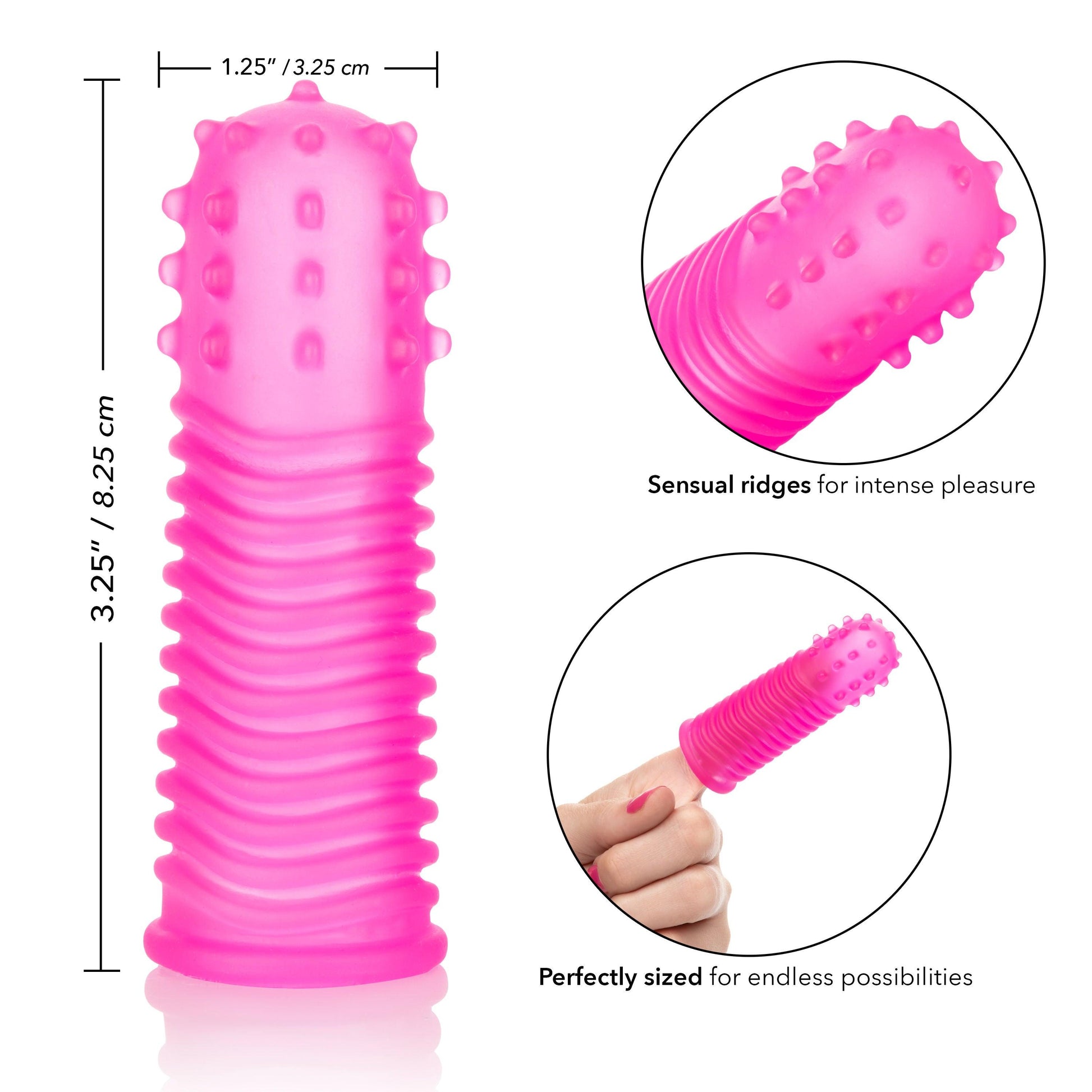 Intimate Play Finger Tingler - Pink - Love It Wet