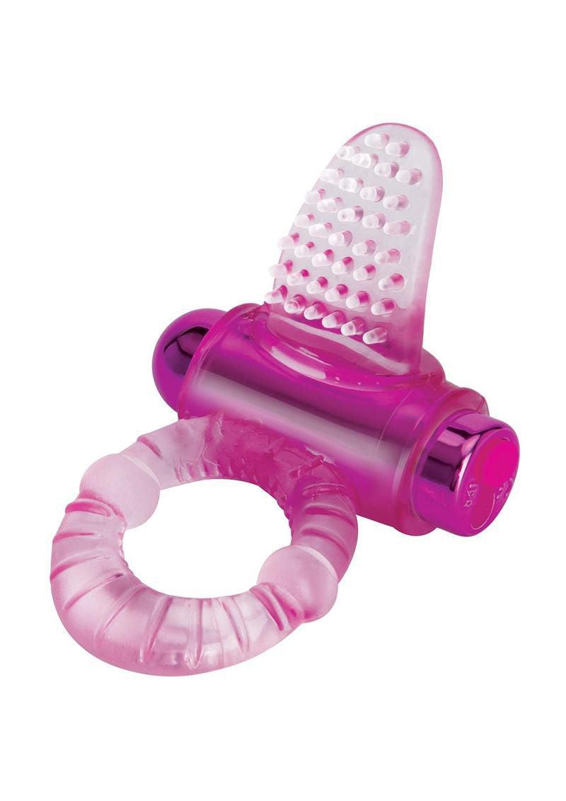 Bodywand Rechargeable Lick It Pleasure Ring - Pink - Love It Wet