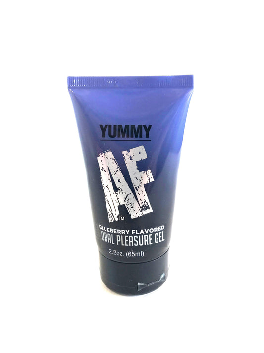 Yummy Af - Oral Pleasure Gel 2.2 Oz - Blueberry - Love It Wet