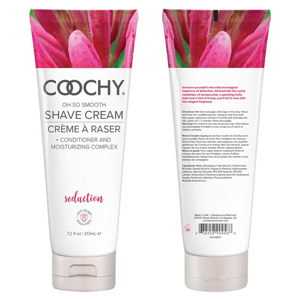 Coochy Oh So Smooth Shave Cream - Seduction - 3.4 Oz - Love It Wet