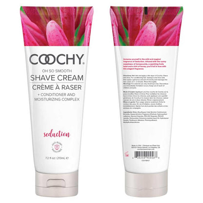 Coochy Oh So Smooth Shave Cream - Seduction - 3.4 Oz - Love It Wet